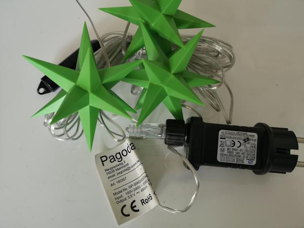STARLED 3 er SET green/ Timer